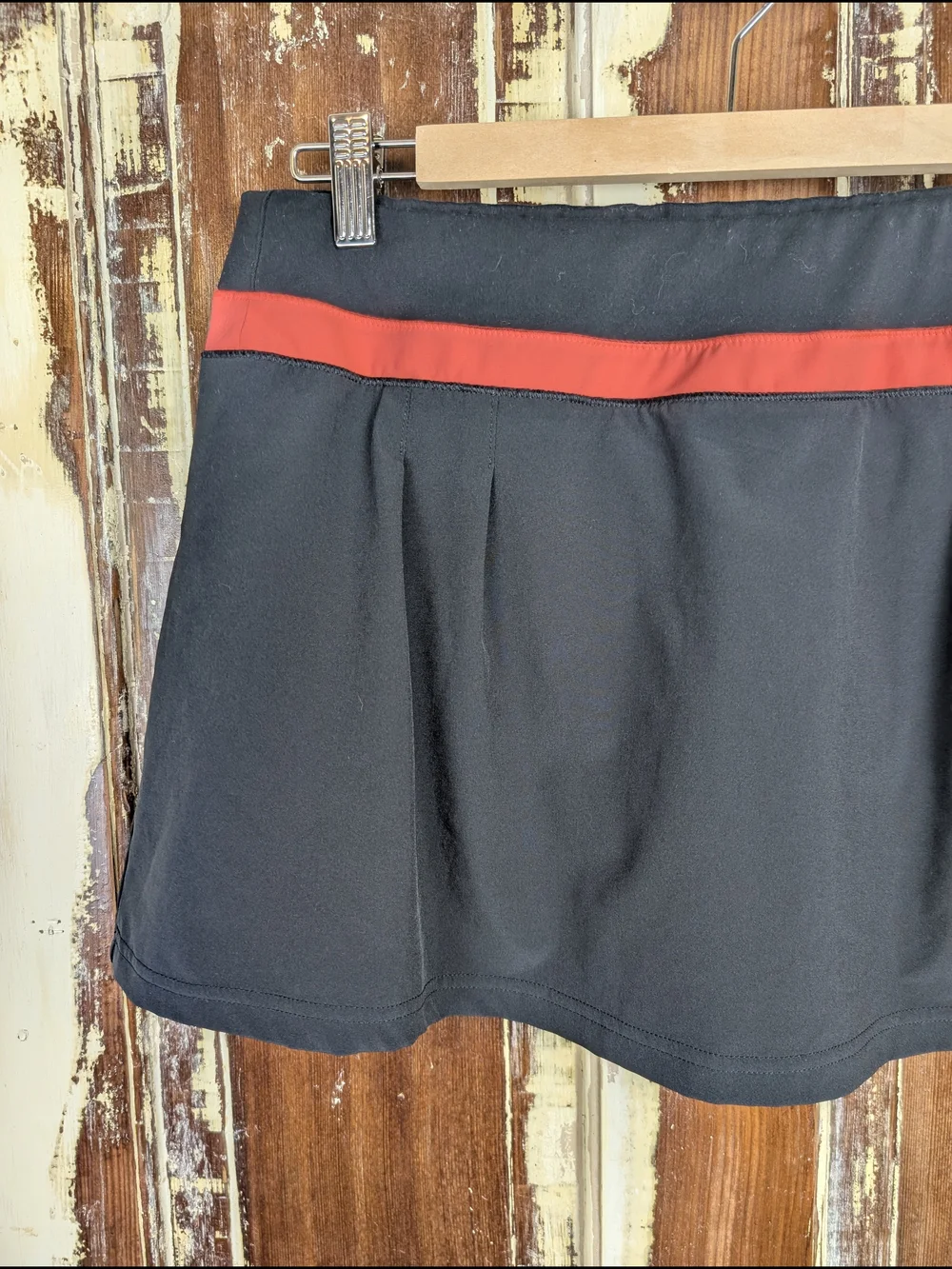 Adidas Climalite Tennis Skort Size M Black Coral Built In Shorts Athletic Skirt - Picture 4 of 8